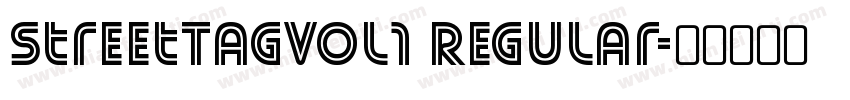 StreetTagvol1 Regular字体转换
